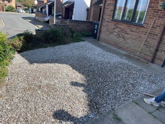 essex gravel driveway extension 03